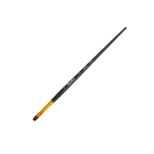 Колонок плоский Roubloff "1127" №8 с укороченной вставкой, длинная ручка