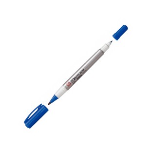 Маркер Sakura "Identi Pen" двусторонний перманентный, стержнь 0,4-1,0мм,синий 