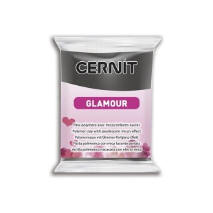 Полимерный моделин Cernit "Glamour" #100 черный перламутр, 56гр.