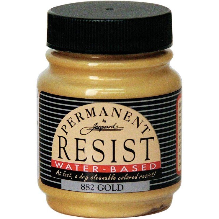 Резерв для красок по ткани Jacquard "Permanent Resist " 882 Gold (золото), 66мл