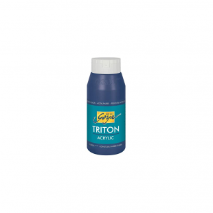 Краска акриловая Solo Goya "Triton" №25 Синий темный, 750мл.