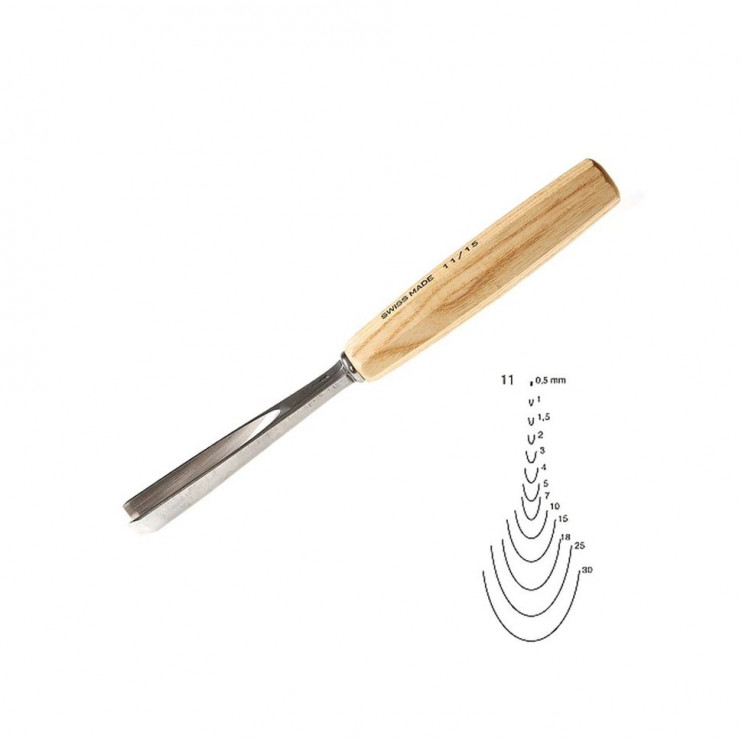 Стамеска прямая овальная "Pfeil" 11/25