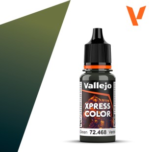 Акрил Vallejo "XPress Color" 72.468 Commando Green, 18мл для моделизма