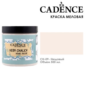 Краска меловая акриловая Cadence "Very Chalky" 500 мл №CH-09 нюдовый