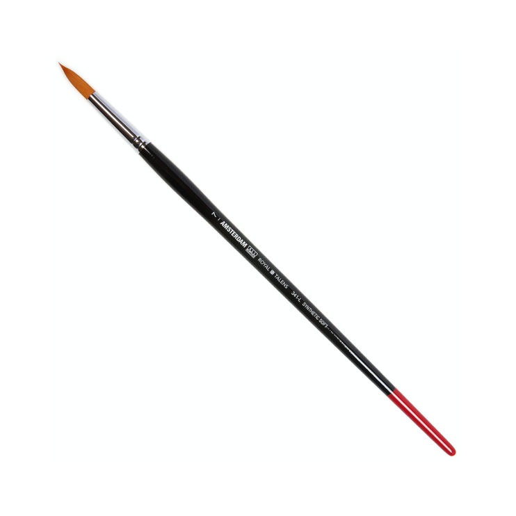 Синтетика мягкая круглая "Amsterdam 341" №7 на длинной ручке (кисть)