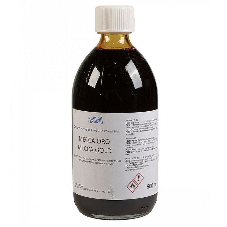 Лак для золочения Masserini "Mecca oro" золотистый, 500мл