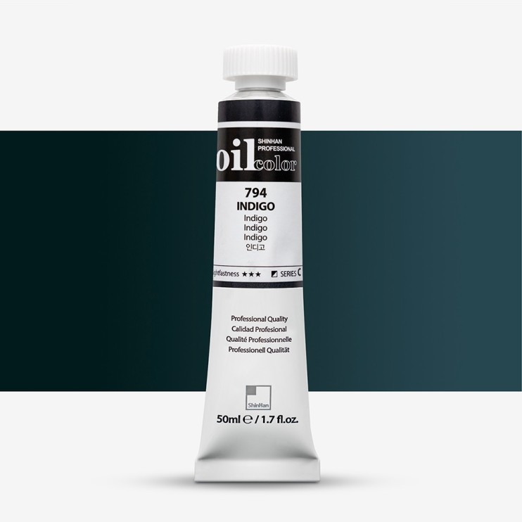 Краска масляная ShinHan "Professional" №794 Индиго, туба 50мл