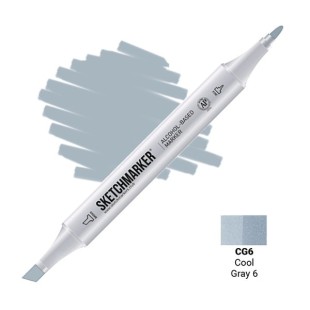 Маркер двусторонний Sketchmarker "Classic" CG6 Прохладный серый 6
