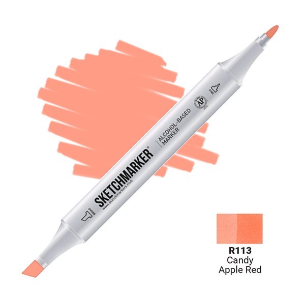 Маркер двусторонний Sketchmarker "Classic" R113 Красное яблоко в карамели