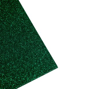 Бумага цветная с блестками Sapidal "Sirio" А4, 3л, 330г/м, цвет: Зеленый