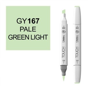 Маркер Touch Twin "Brush" цвет GY167 (pale green olive)