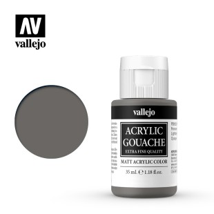 Гуашь-темпера Vallejo "Acrylic Gouache" 03.006 Серый №4, 35 мл