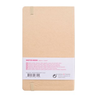 Блокнот для зарисовок Art Creation "Kraft Paper Cover" 13х21см, 80л, 140гр/м² (твердая обложка)