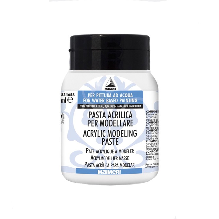 Паста рельефная Maimeri "Fine acrylic pumice" Пемза тонкая, 500мл (5834657)