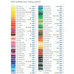 Карандаш цветной Derwent "Coloursoft" C340 Синий нежный (0700986)