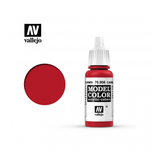 Краска для моделизма Vallejo "Model Color" 70.908 Carmine Red