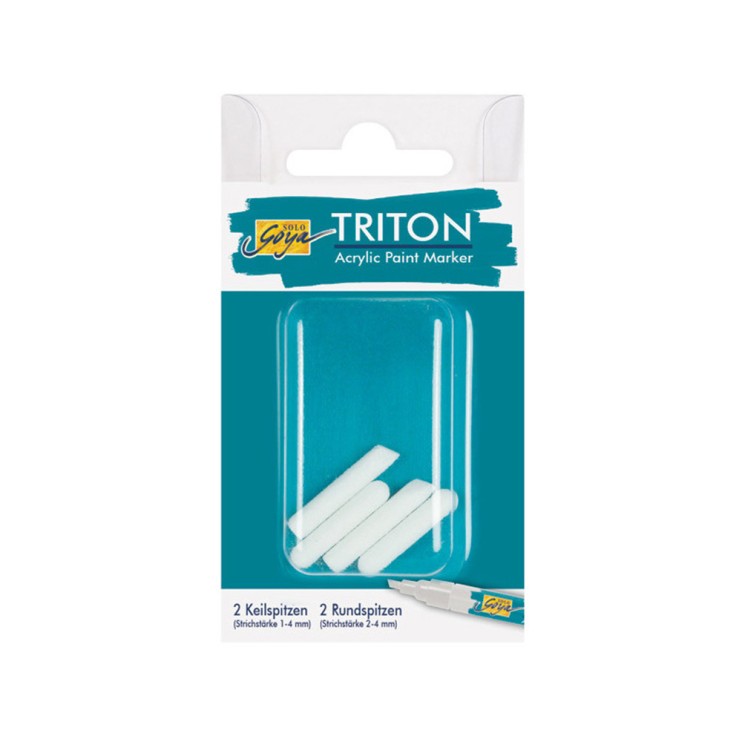 Набор наконечников для акриловых маркеров Kreul "Solo Goya" Triton"
