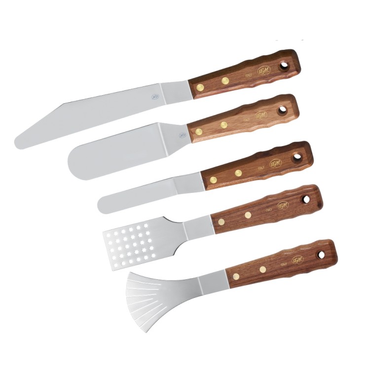 Набор мастихинов-шпателей RGM "New Generation" 5 штук (№11,15,16,20,21)