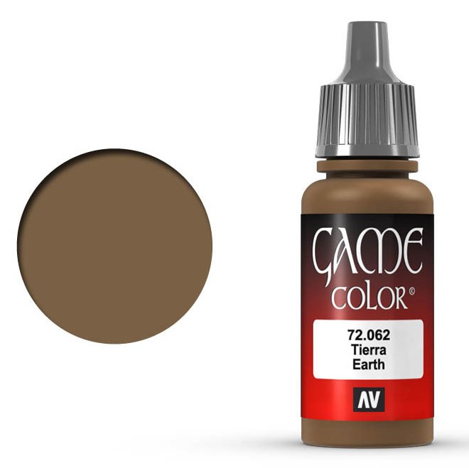 Краска акриловая для моделизма Vallejo "Game Color" 72.062 Earth