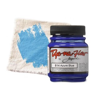 Краска по светлым тканям Jacquard "Dye-na-Flow" 814 Azure Blue (лазурь), 66мл