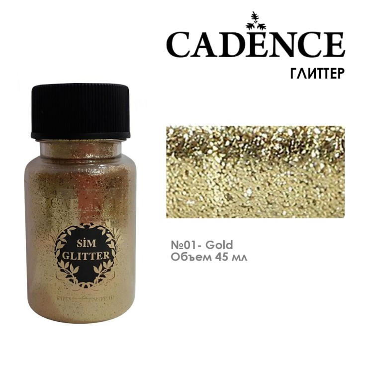 Глиттер "Glitter Powder" №01 золото