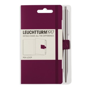 Петля самоклеящаяся "Pen Loop" для ручек на блокноты Leuchtturm1917, Красный Портвейн