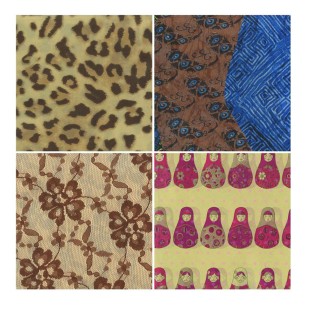 Блок бумаги для декупажа Decopatch "Decopad Colour Block" Brown, 48л, 15х16см (BLC06)