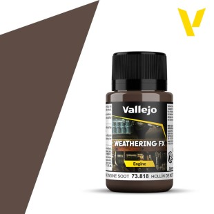 Краска акрил Weathering Effects 73.818 (Brown Engine Soot)
