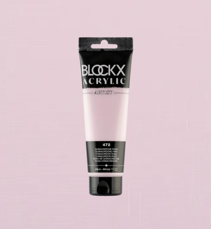 Акрил Blockx Artist №472 Quinacridone violet-pink/ Квинакридон розово-фиолетовый, 120мл