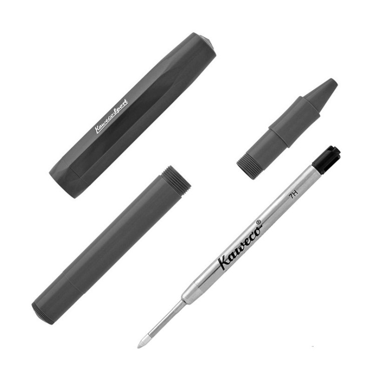 Ручка-роллер Kaweco "AL Sport" F (0,7мм), Anthracite (10000715)