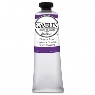 Масляная краска Gamblin "Artist" Dioxazine Purple (фиолетовый диоксазин), туба 37мл