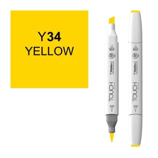 Маркер Touch Twin "Brush" цвет Y34 (yellow)