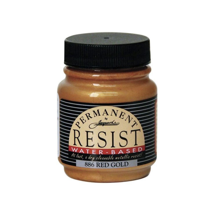 Резерв для красок по ткани Jacquard "Permanent Resist " 886 Red Gold (красное золото), 66мл