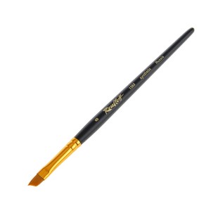 Синтетика скошенная с укороченной вставкой Roubloff "1365" №8 короткая матовая ручка
