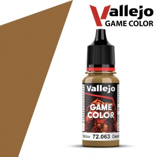 Краска акриловая для моделизма Vallejo "Game Color" 72.063 Desert Yellow