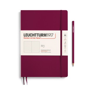 Блокнот в точку Leuchtturm1917 "Composition" B5, 61л, 80гр/м², мягкая обложка,Красный Портвейн (359673)