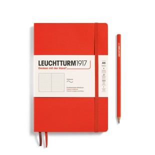 Блокнот в точку Leuchtturm1917 "Softcover" A5, 123 стр., 80г/м2, цвет: Лобстер (369799)