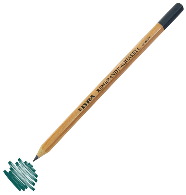 Карандаш акварельный Lyra "REMBRANDT AQUARELL" 055 Night Green/ Темно-зеленый