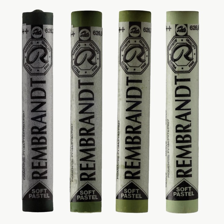 Набор сухой пастели Rembrandt "626" 4 оттенка в пластиковом пенале