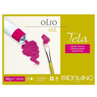Склейка для масла Fabriano "Tela" 42x56см, 10л, 300гр/м² (68004256)