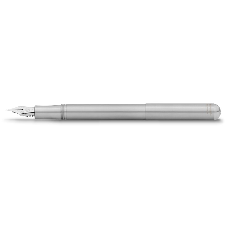 Ручка перьевая Kaweco "Liliput" EF (0,5мм), Silver, сменные картриджи (10000453)