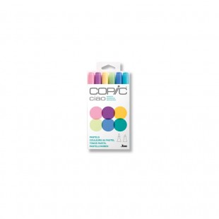 Набор Copic Ciao "Pastel" 6 маркеров (пастельные цвета)