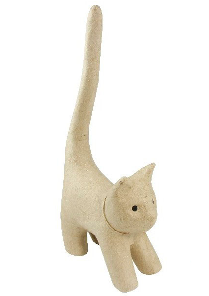 Фигурка из папье-маше Decopatch "Котенок" 13,5х32х7см (SA112)