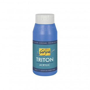 Краска акриловая Solo Goya "Triton" №28 Синий стойкий, 750мл.