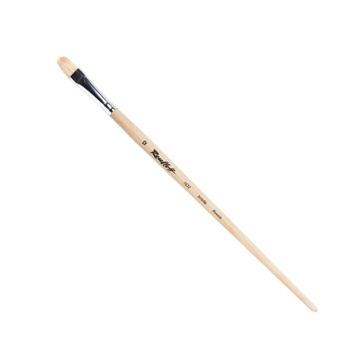 Щетина овальная "1632" №12 длинная ручка