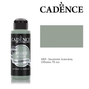 Краска акриловая Cadence "Hybrid" 70мл №H89 зеленая плесень