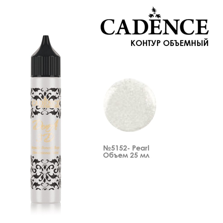 Рельефный контур "Dora 3D" 5152 перламутр