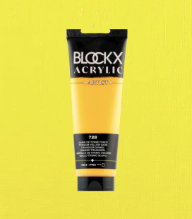 Акрил Blockx Artist №728 Titanium yellow dark/ Титановый желтый темный, 250мл