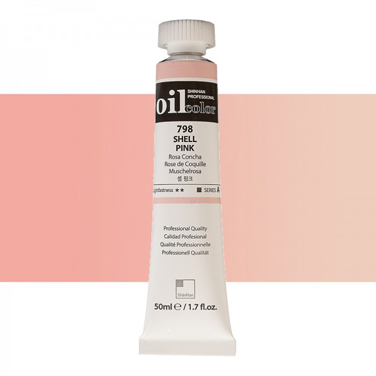 Краска масляная ShinHan "Professional" №798 Розовая ракушка, туба 50мл