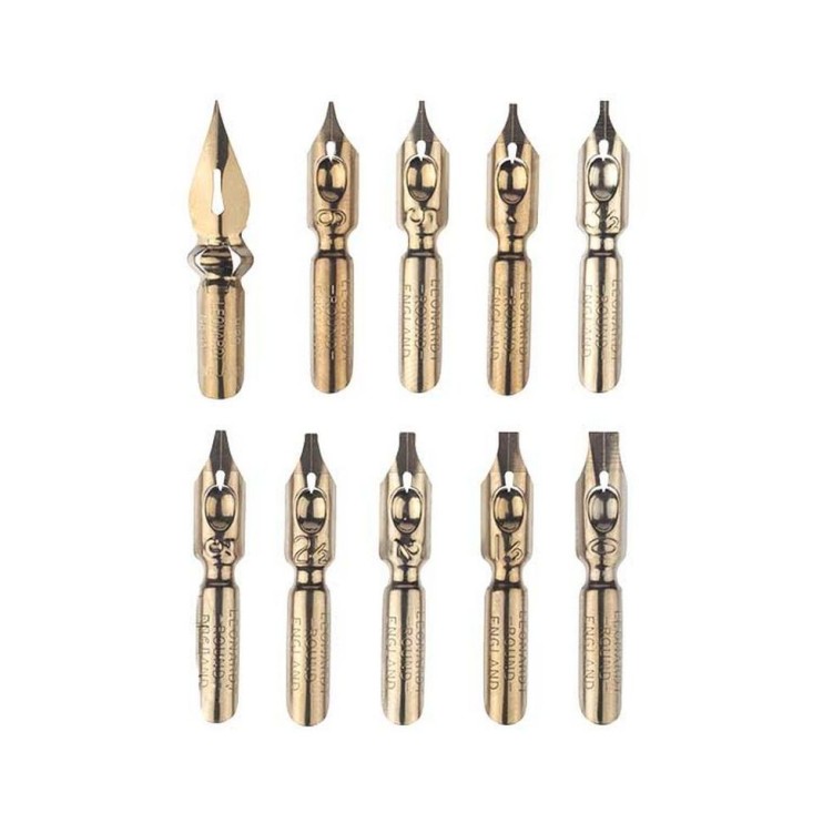 Перья "Leonardt Round Hand" №1,5 (2,45мм) (24 штуки)